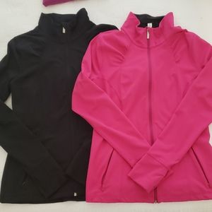 Under Armour zip up jacket. Pink jacket only